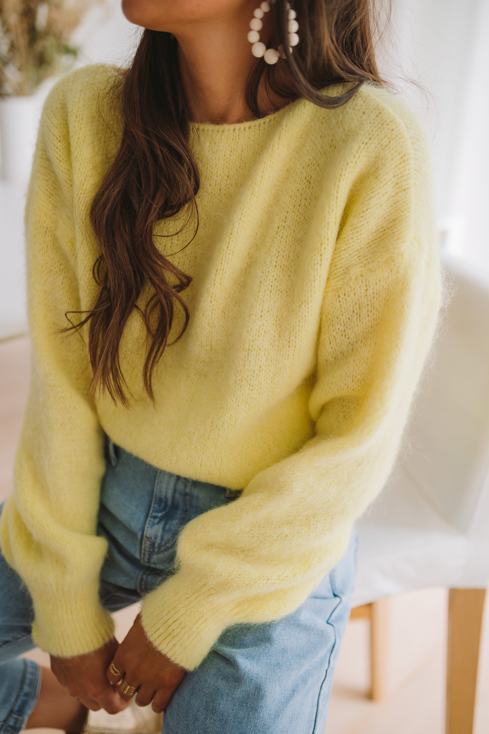 Sweater Francesca yellow Easy Clothes