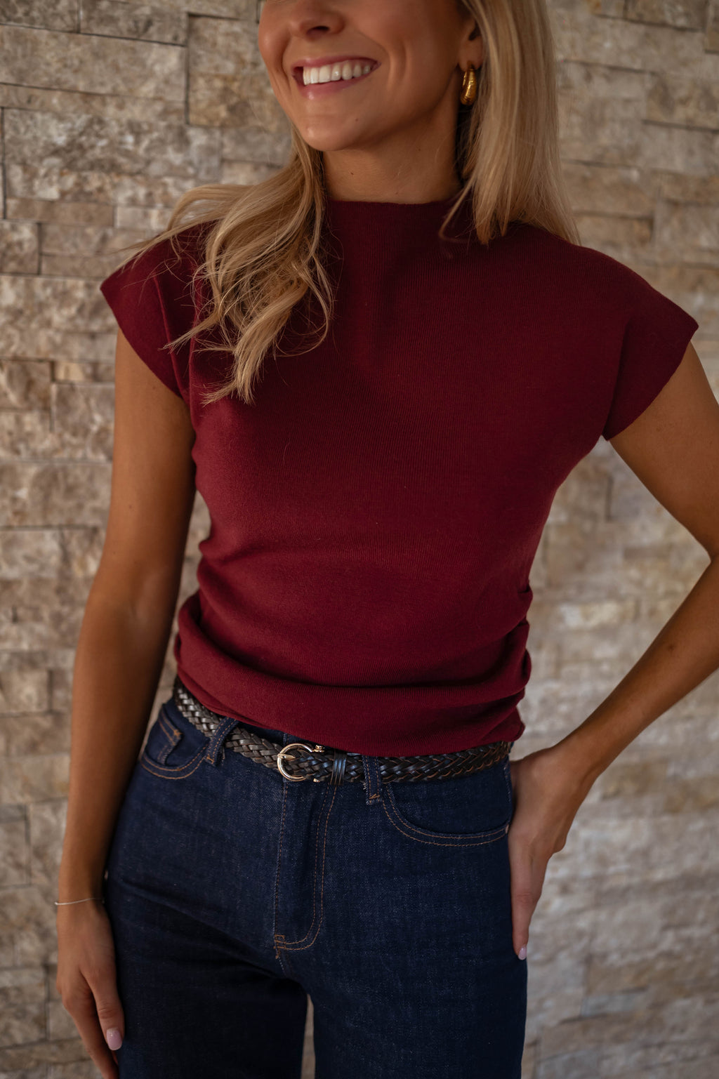 Blouse Tracy - bordeaux