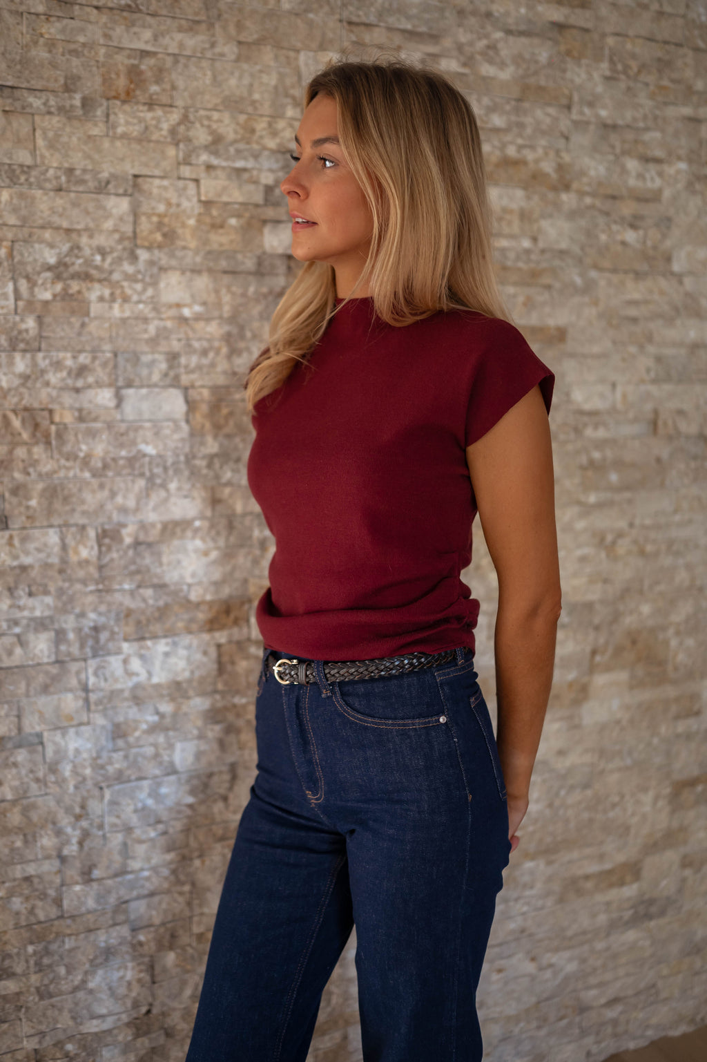 Blouse Tracy - bordeaux