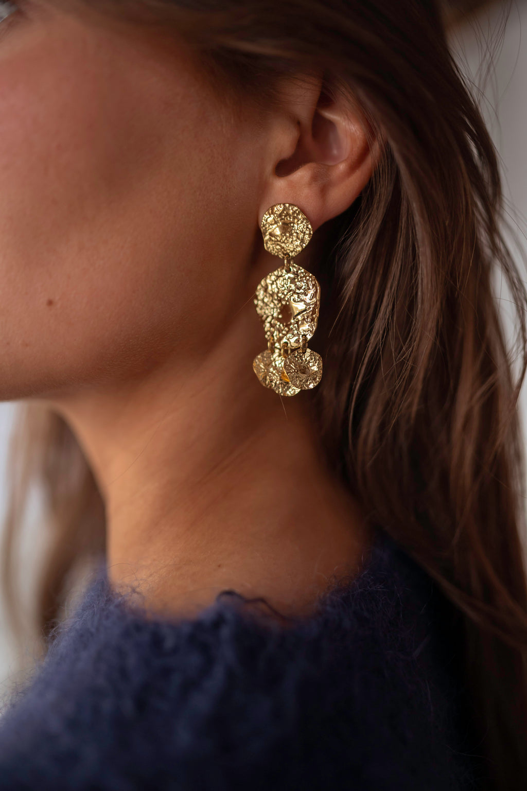 Chafo earrings - golden 