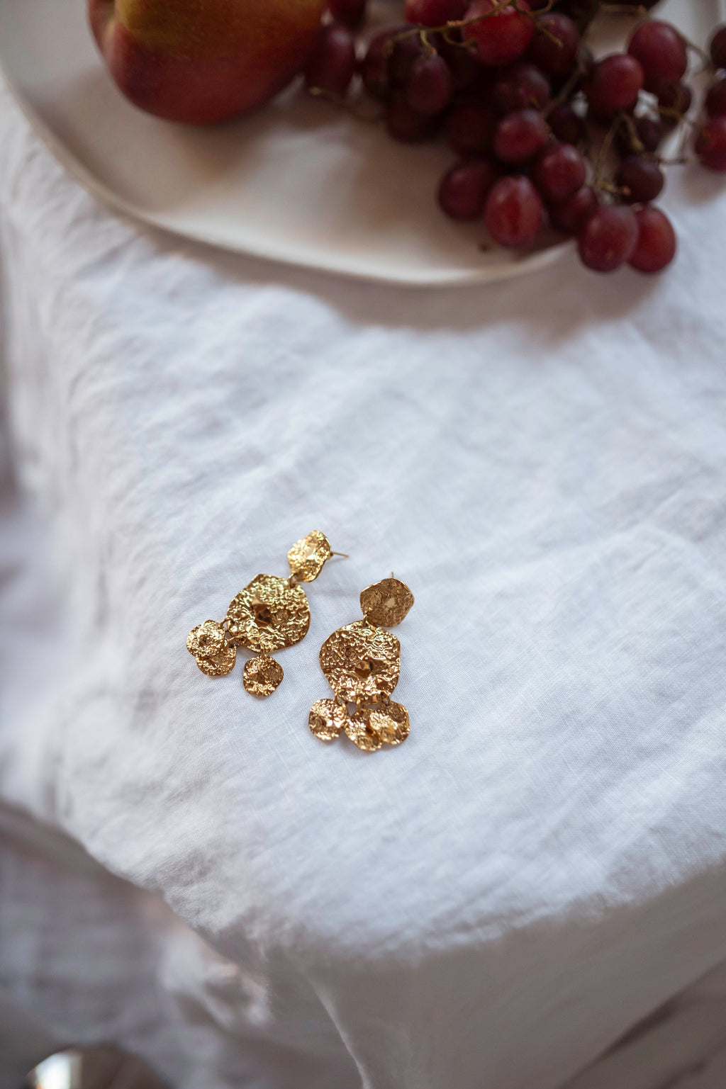 Chafo earrings - golden 