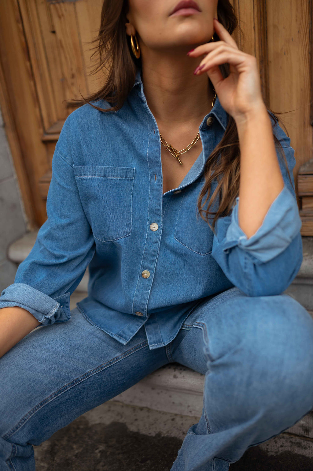 Chemise Julia - en jeans