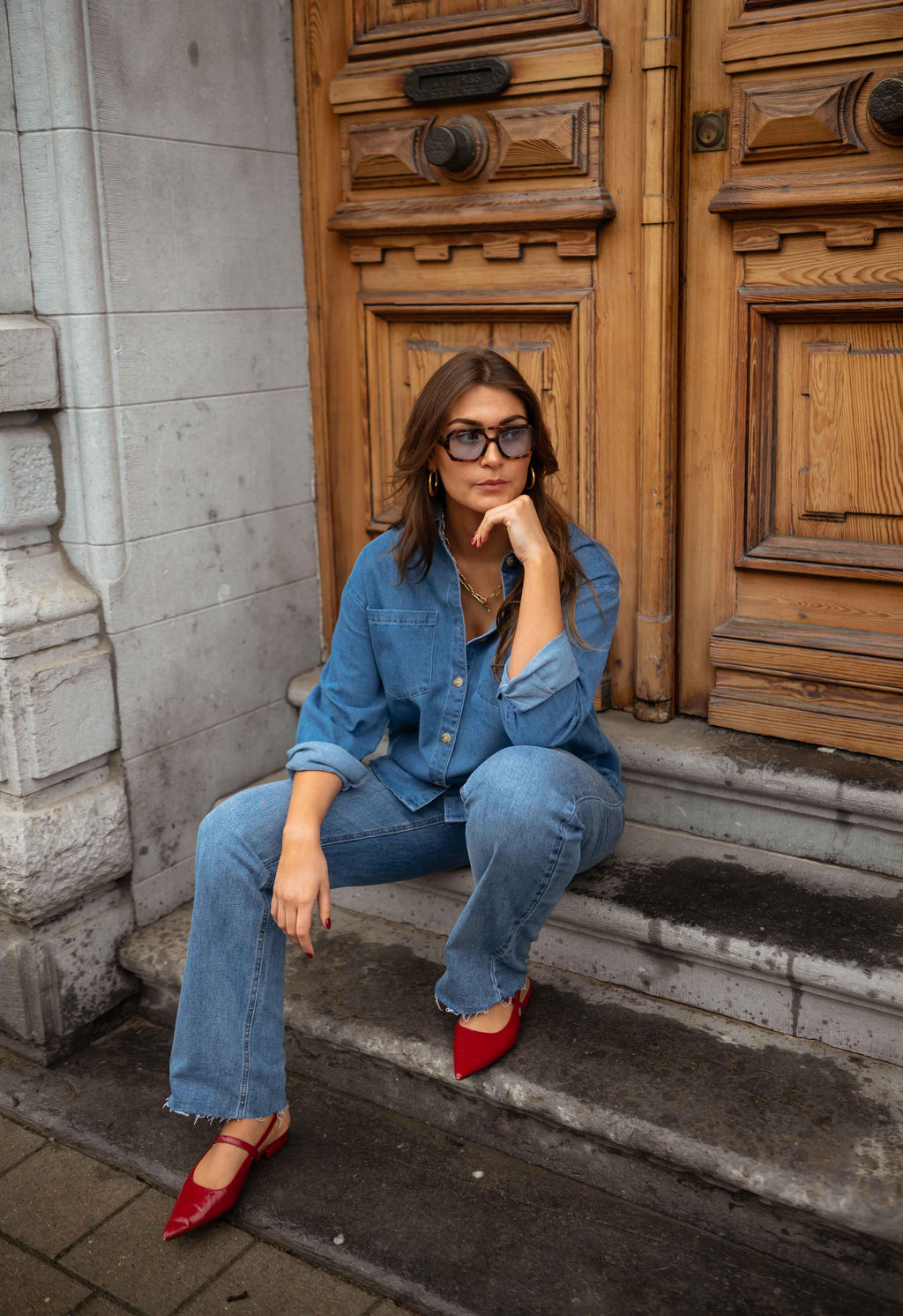 Chemise Julia - en jeans