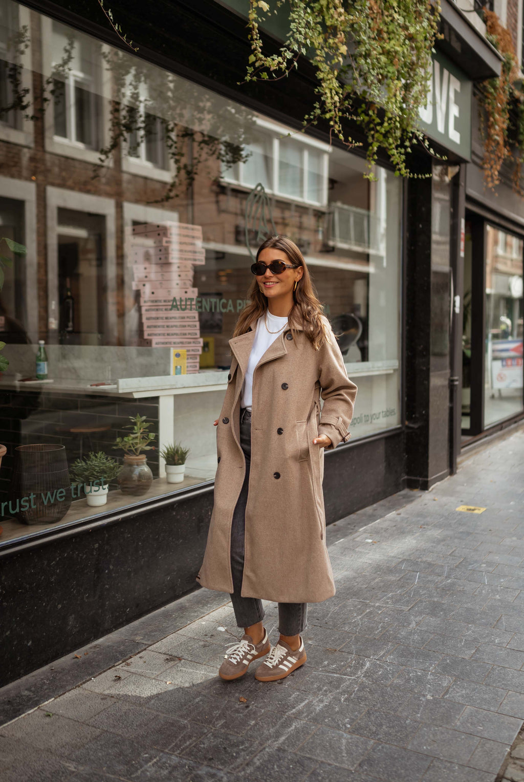 Jannah coat - taupe