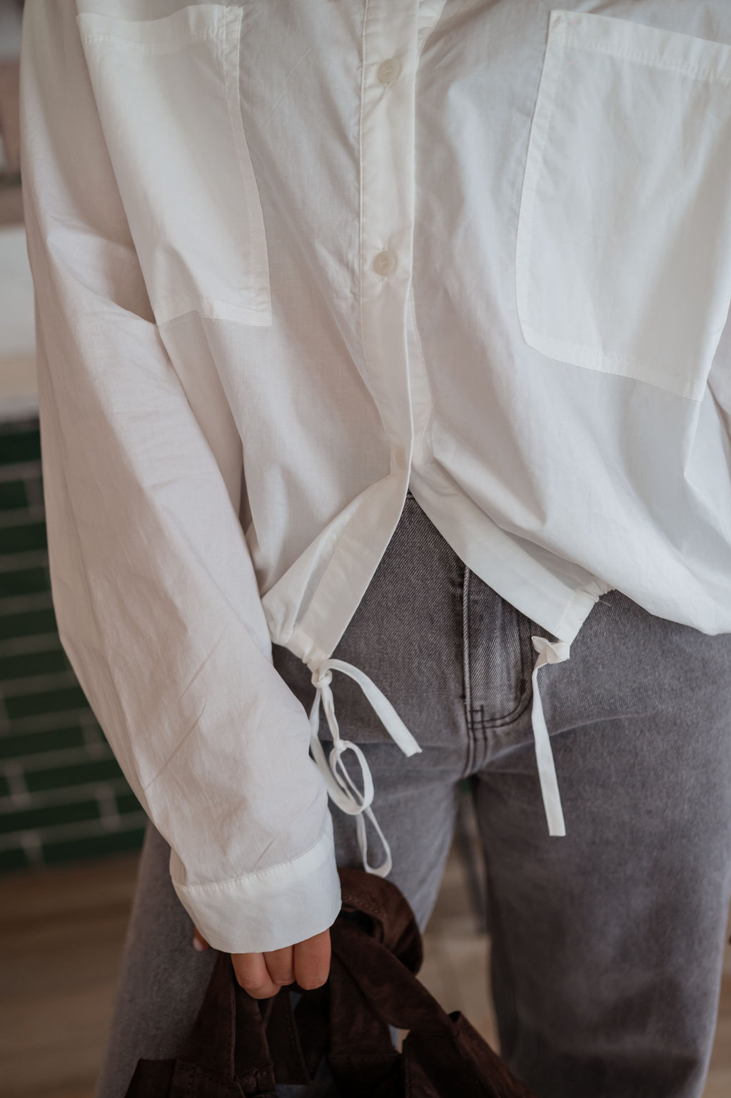 Hanae shirt - white