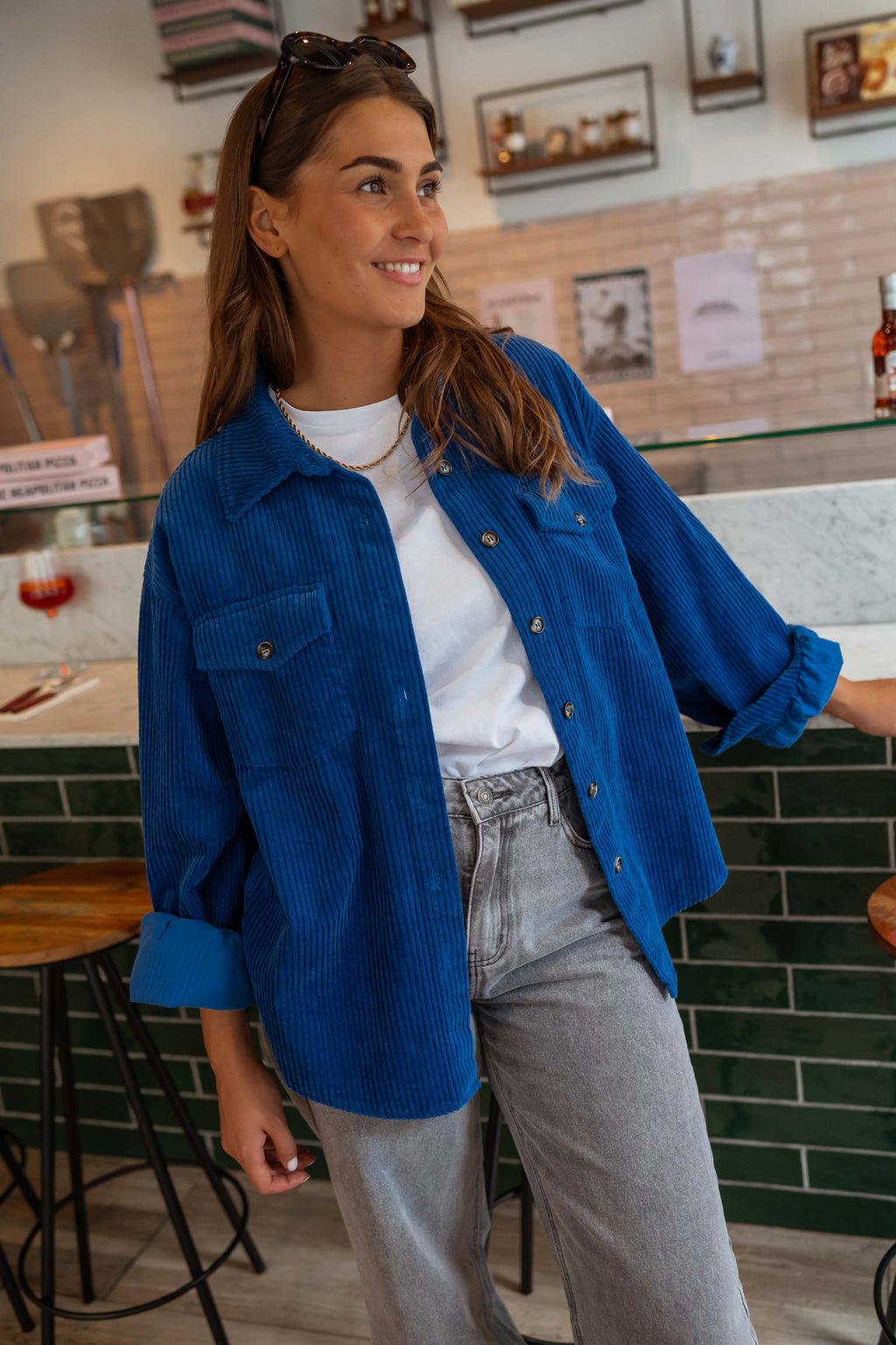 Louana overshirt - blue