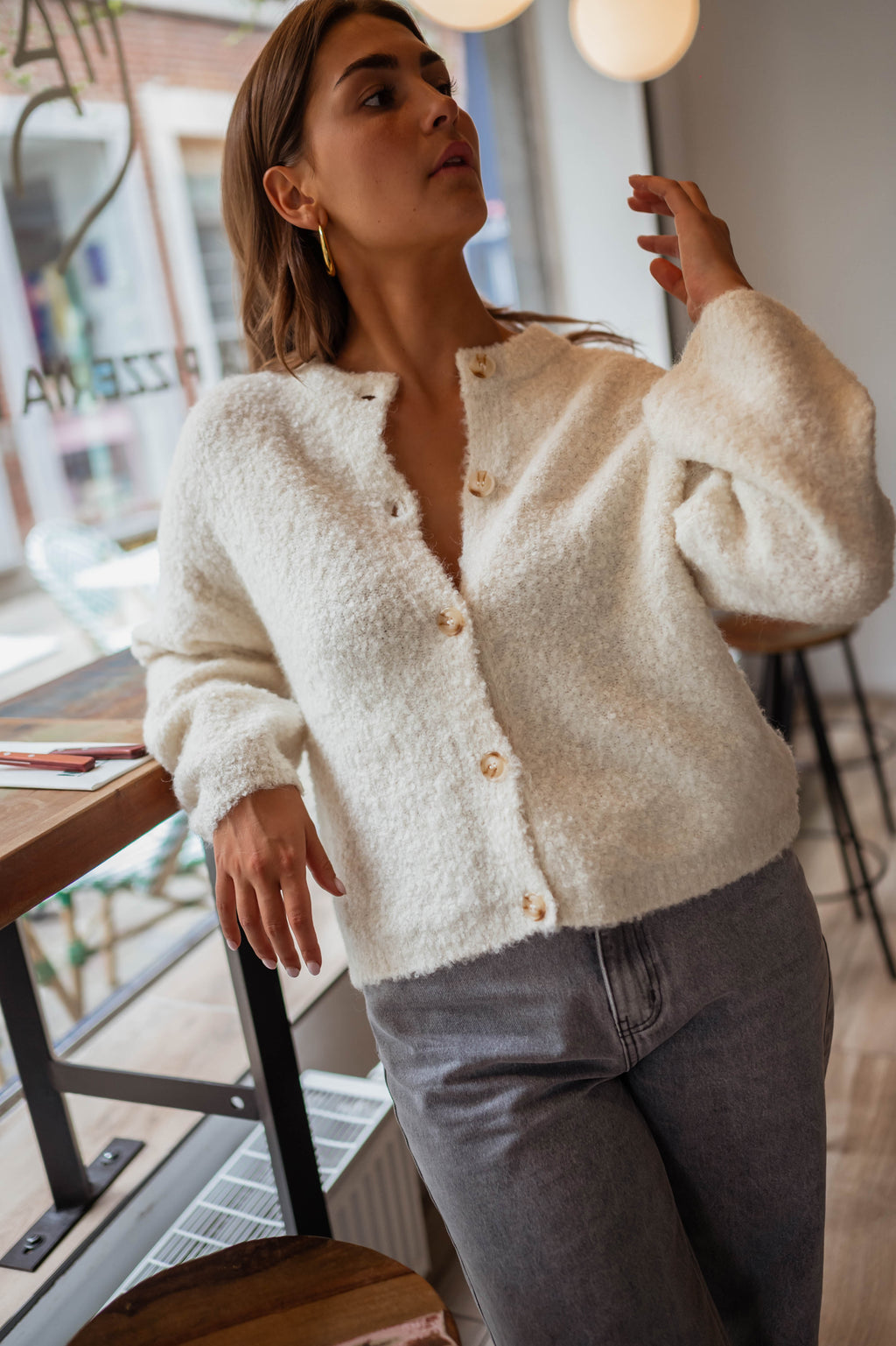 Gemina cardigan - ecru