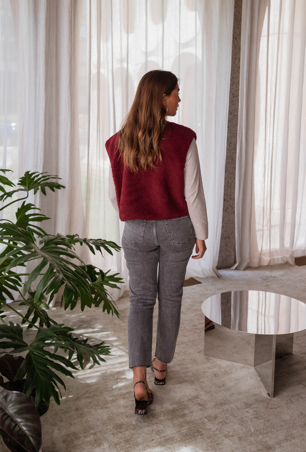 Taoh cardigan - burgundy 