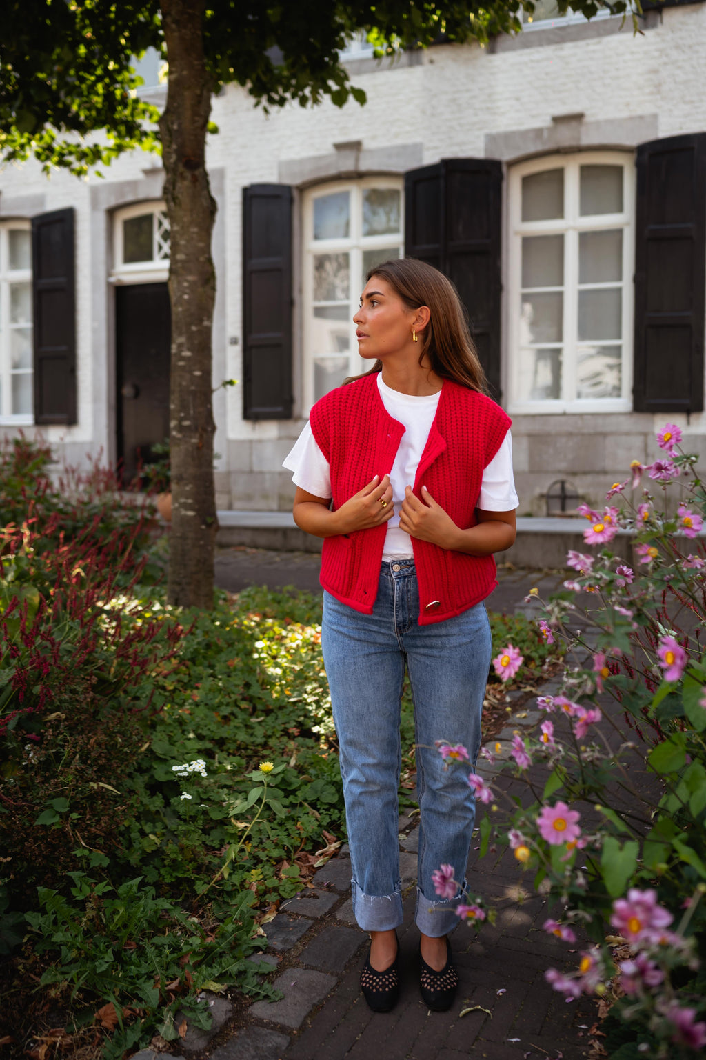 Gilet Corrine - rouge