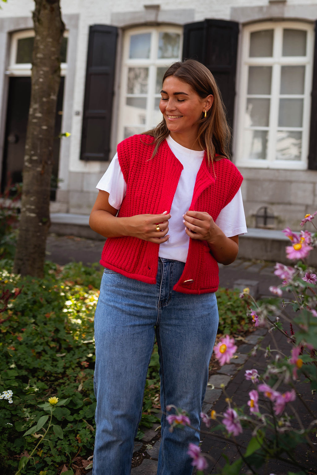 Corrine cardigan - red 