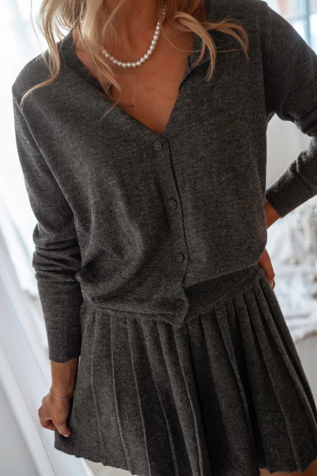 Derrel cardigan - grey