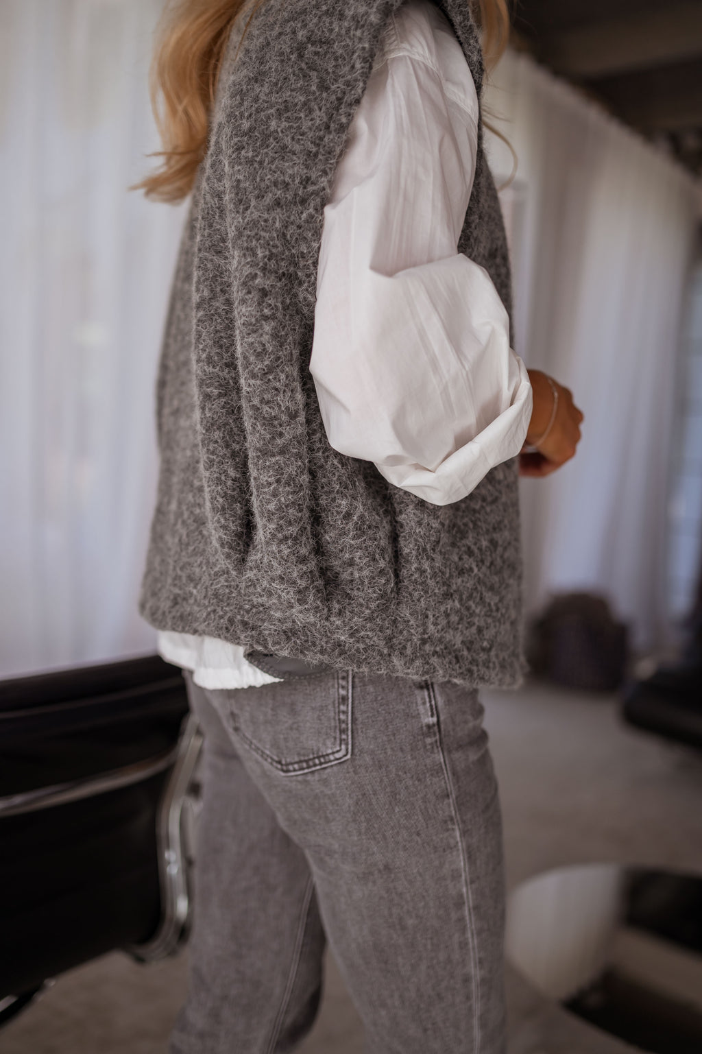 Lander cardigan - grey 