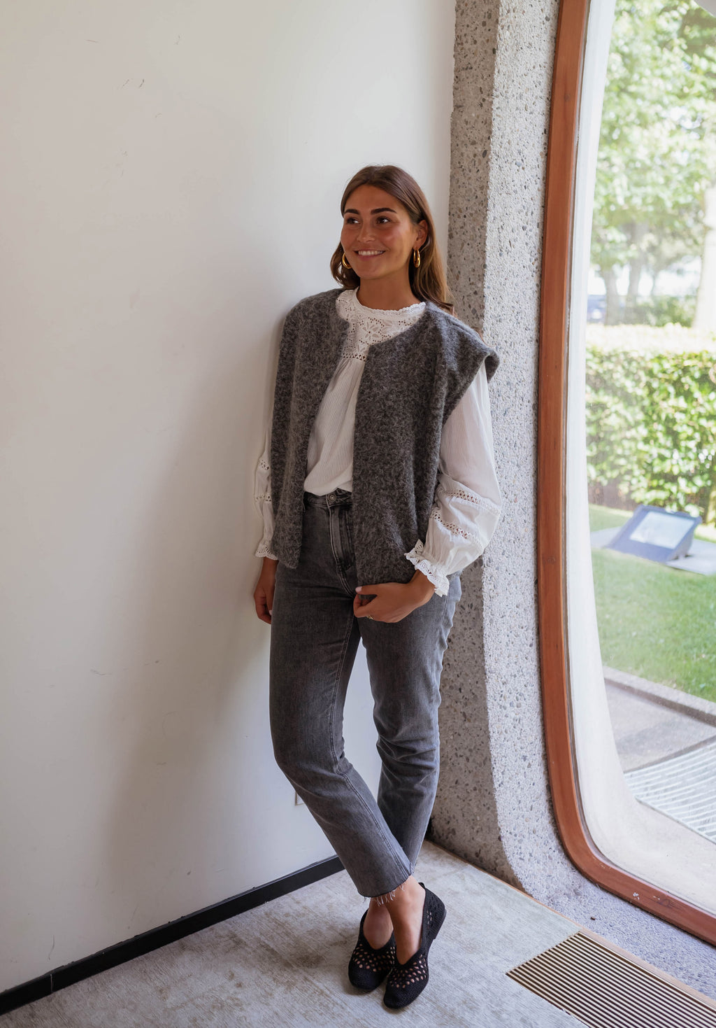 Lander cardigan - grey 