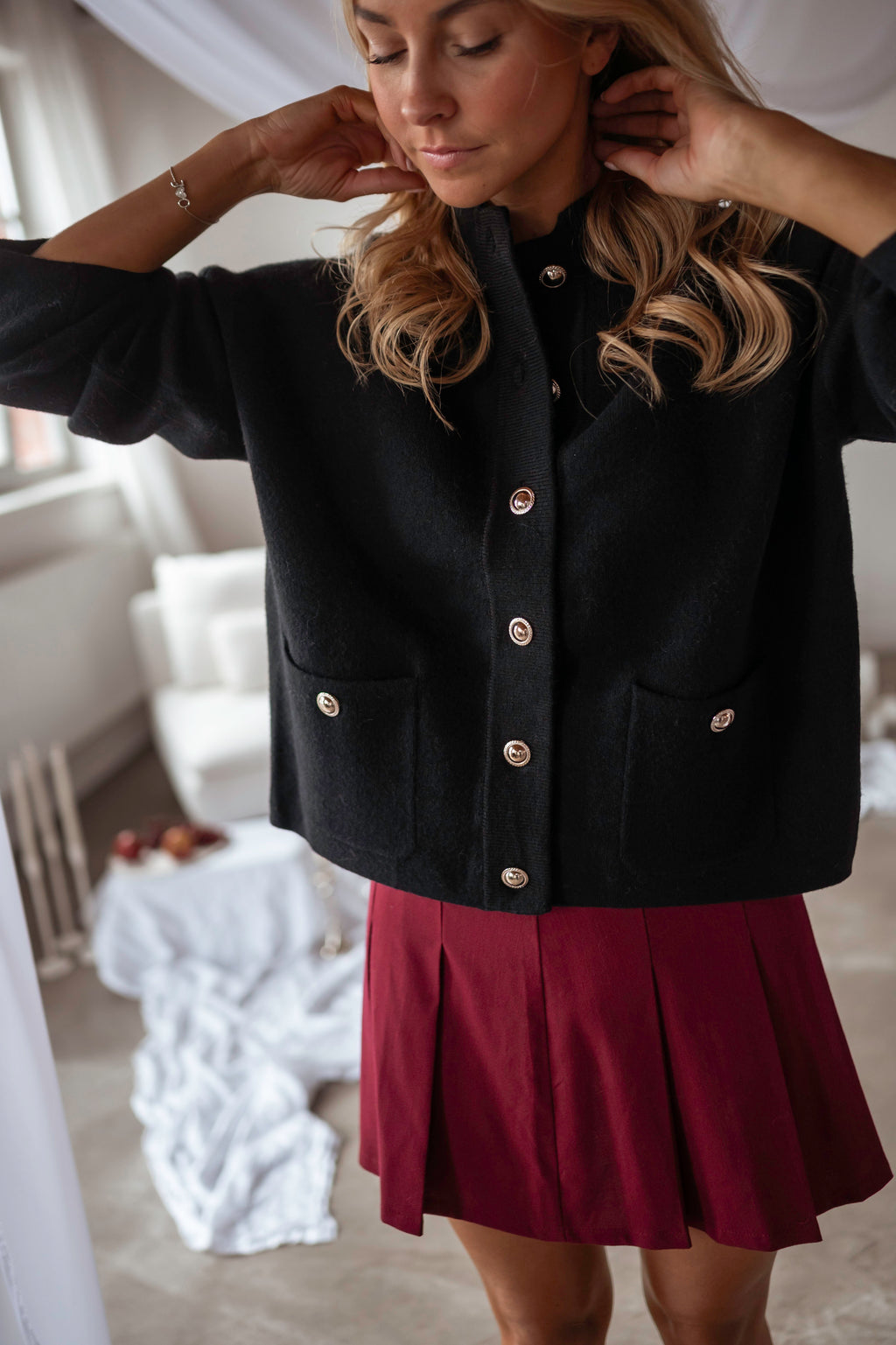 Livia cardigan - black