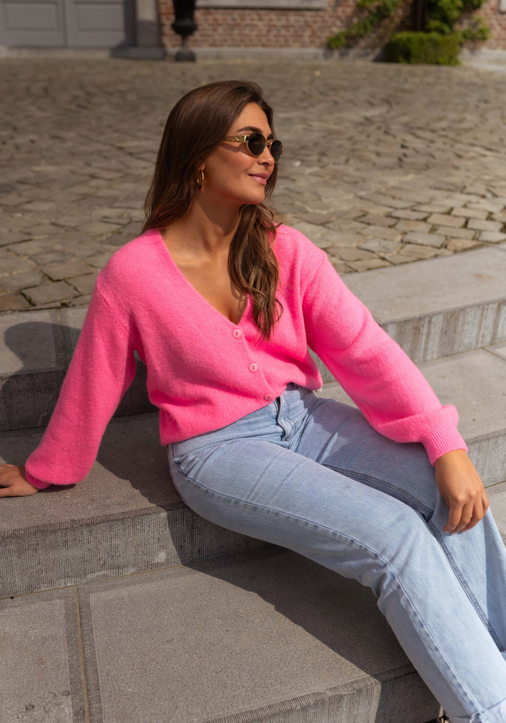 Meggy cardigan - pink