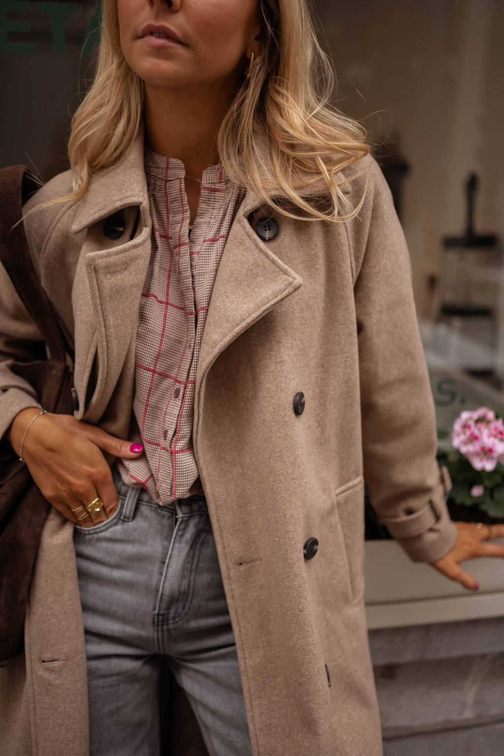 Jannah coat - taupe