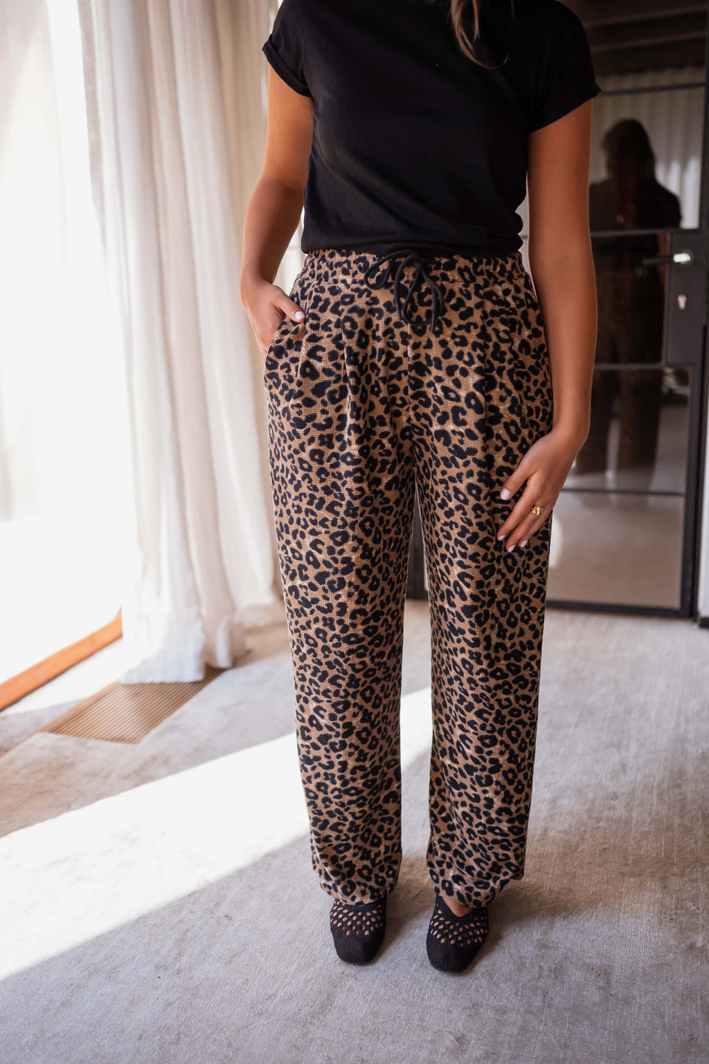 Fares pants - leopard 