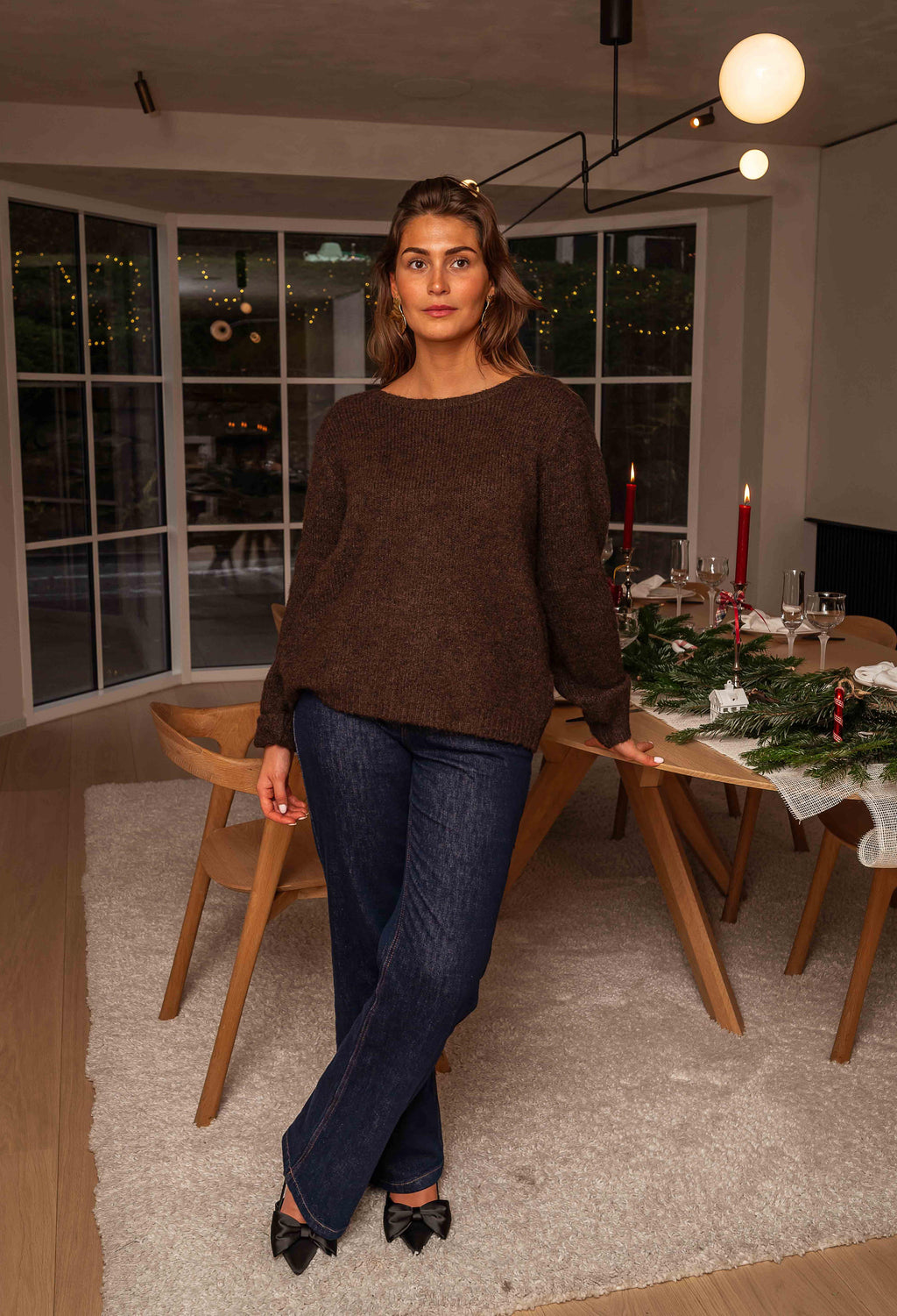 Elinor sweater - chocolate