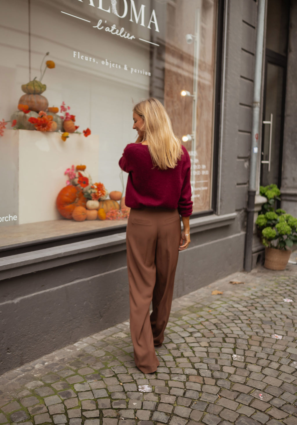 Martina sweater - burgundy