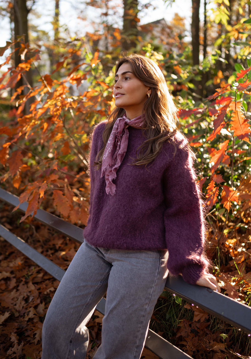 Russel sweater - plum