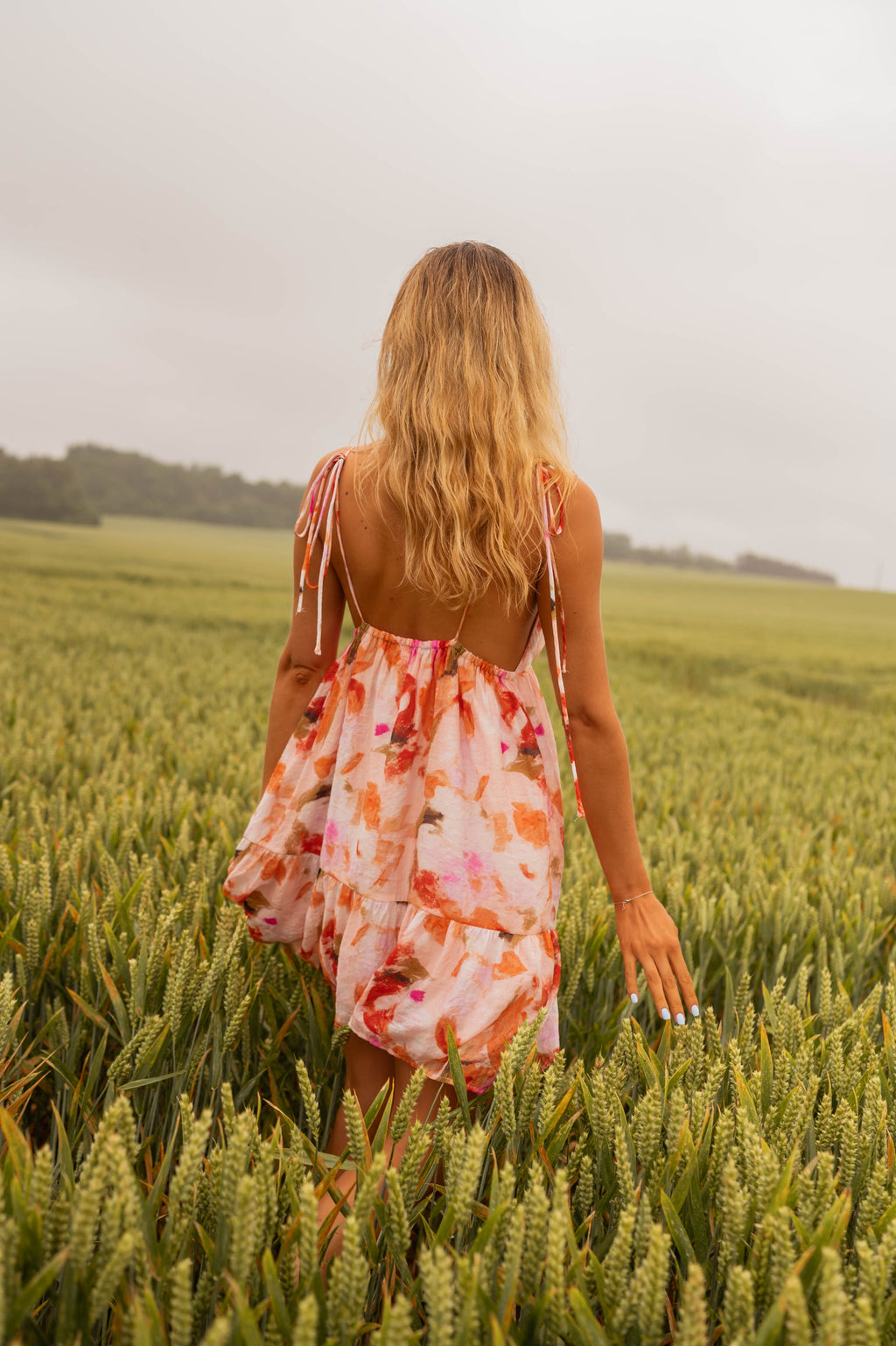 Robe Cécile - à fleurs