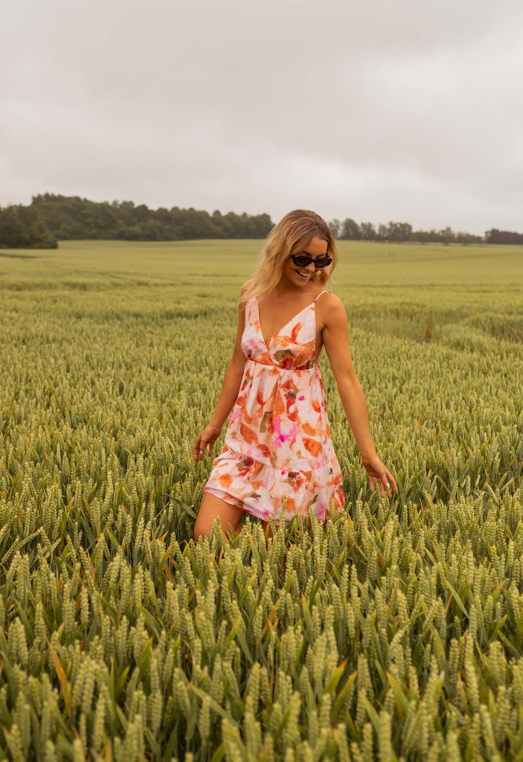 Cécile dress - with flowers