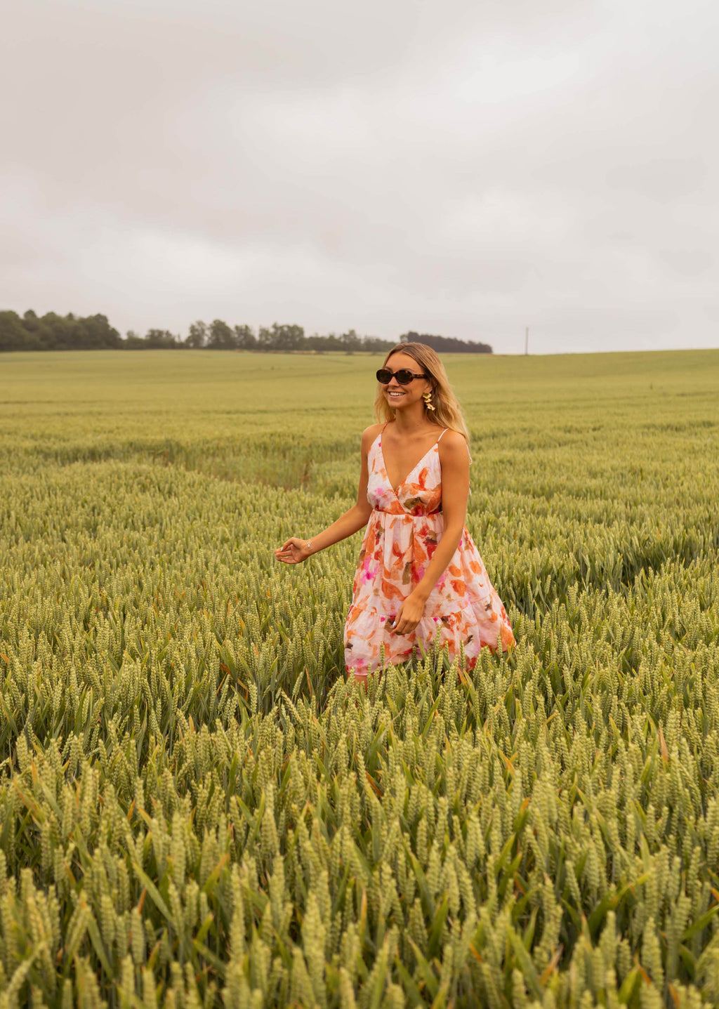 Cécile dress - with flowers