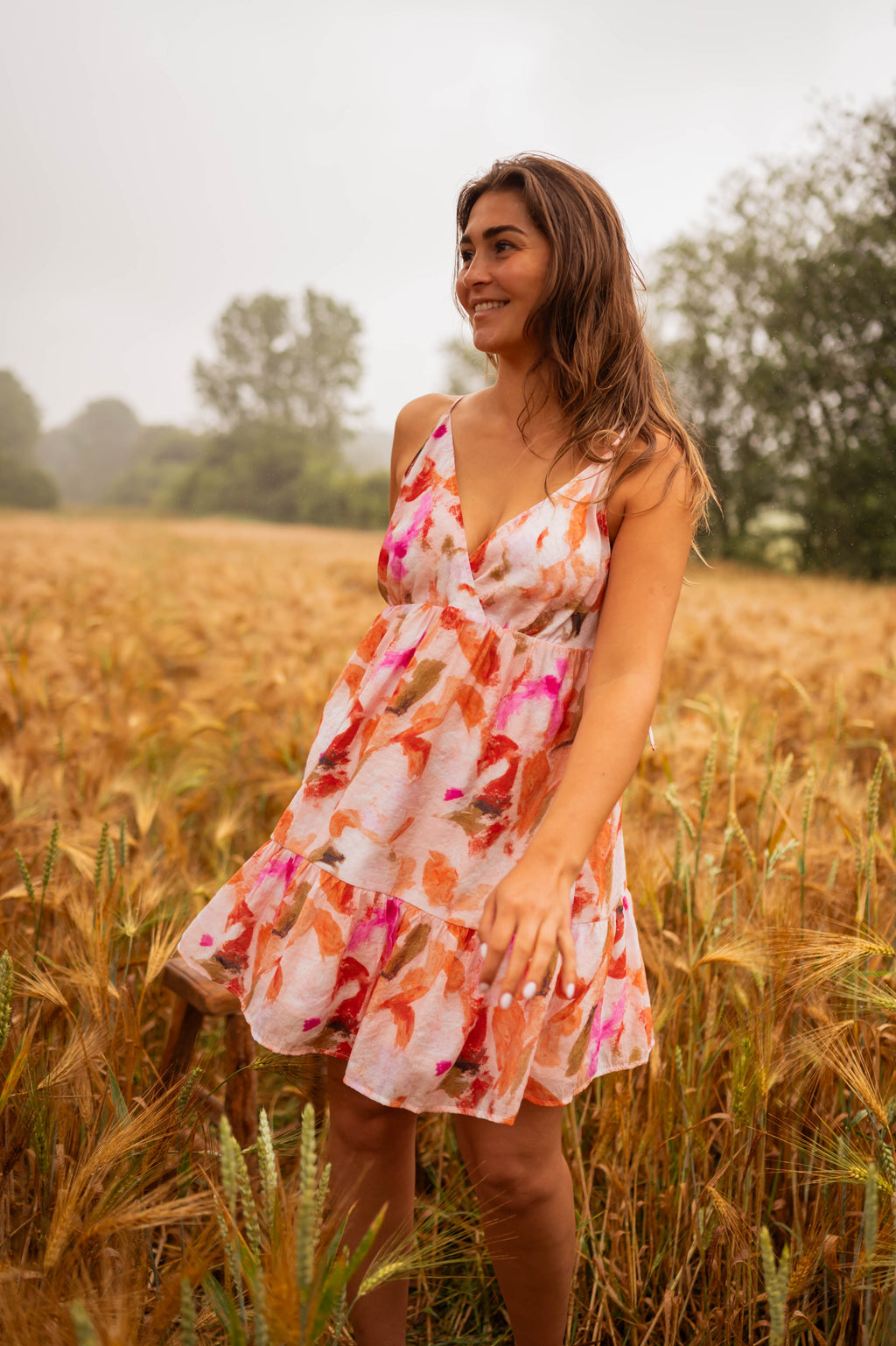 Cécile dress - with flowers