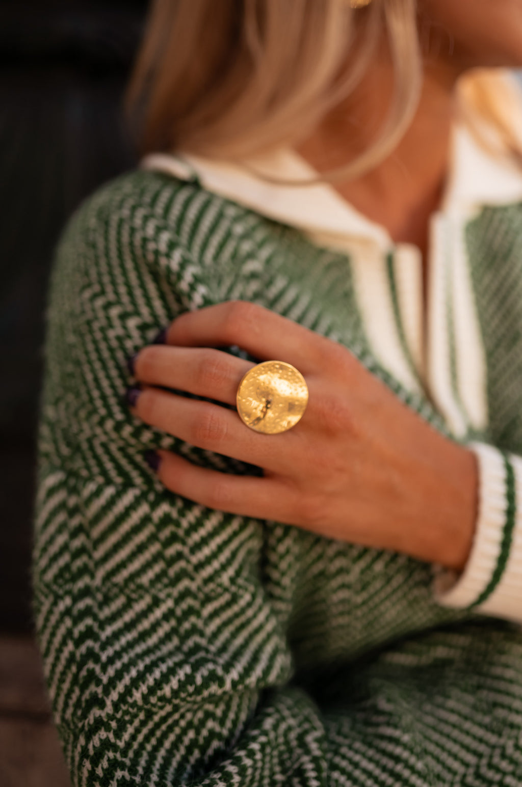 Swan ring - Golden