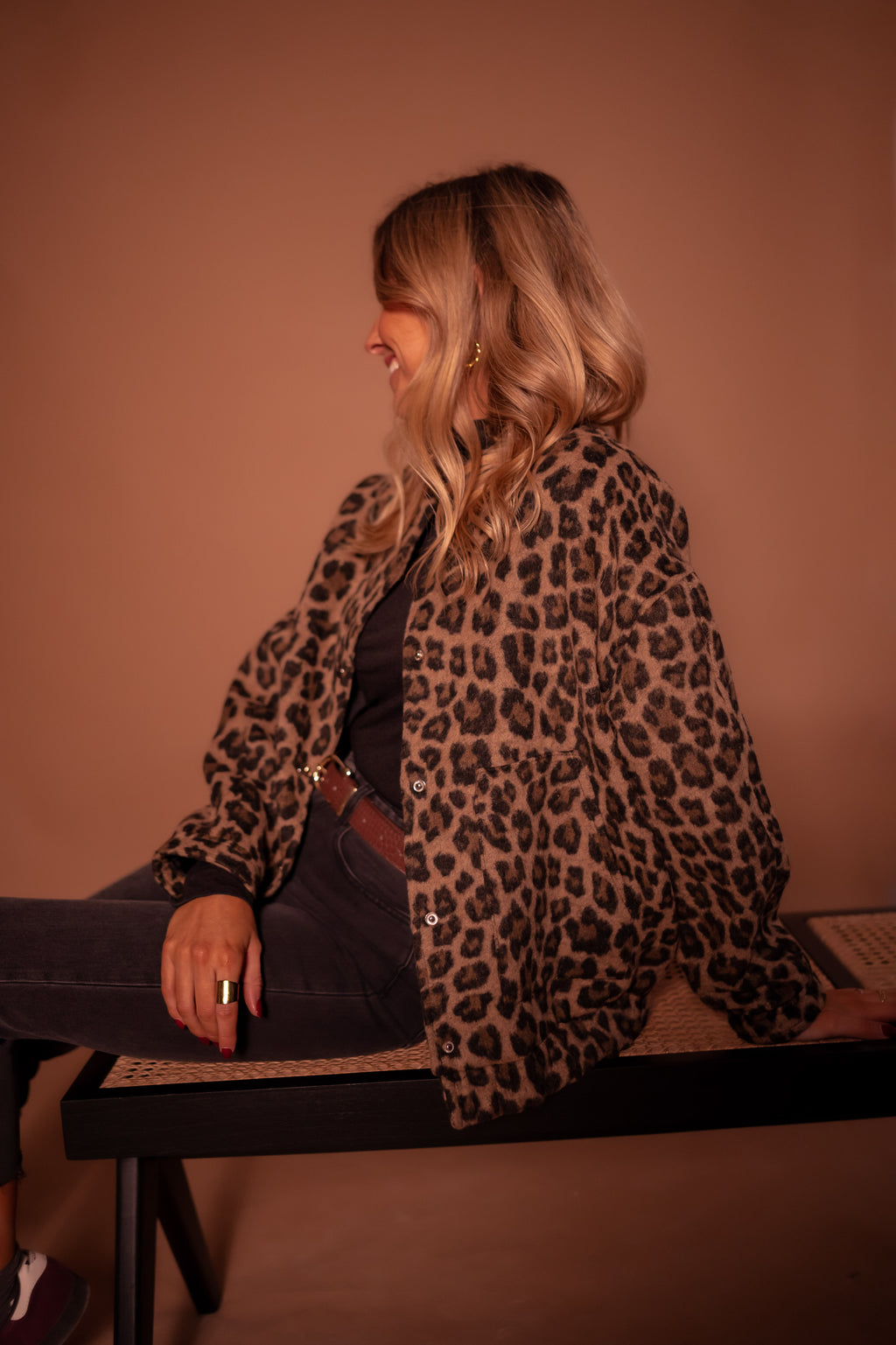 Bomber jacket Cleo - leopard