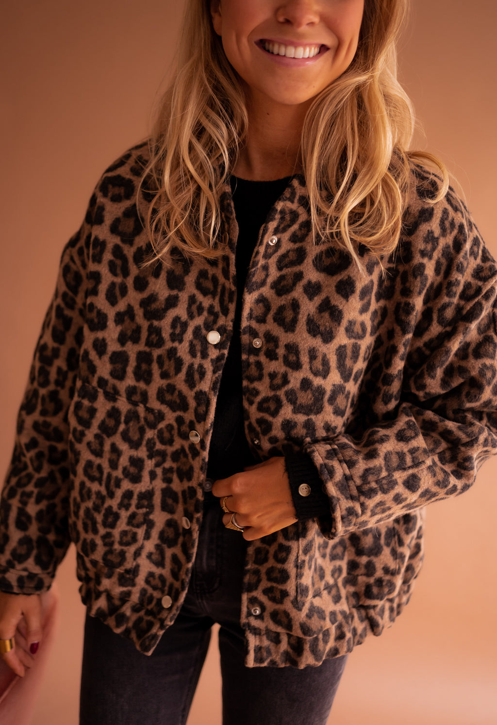 Bomber jacket Cleo - leopard