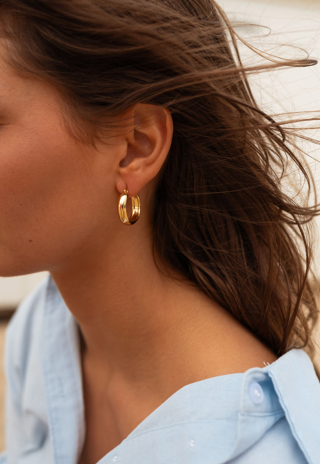 Sabry earrings - golden