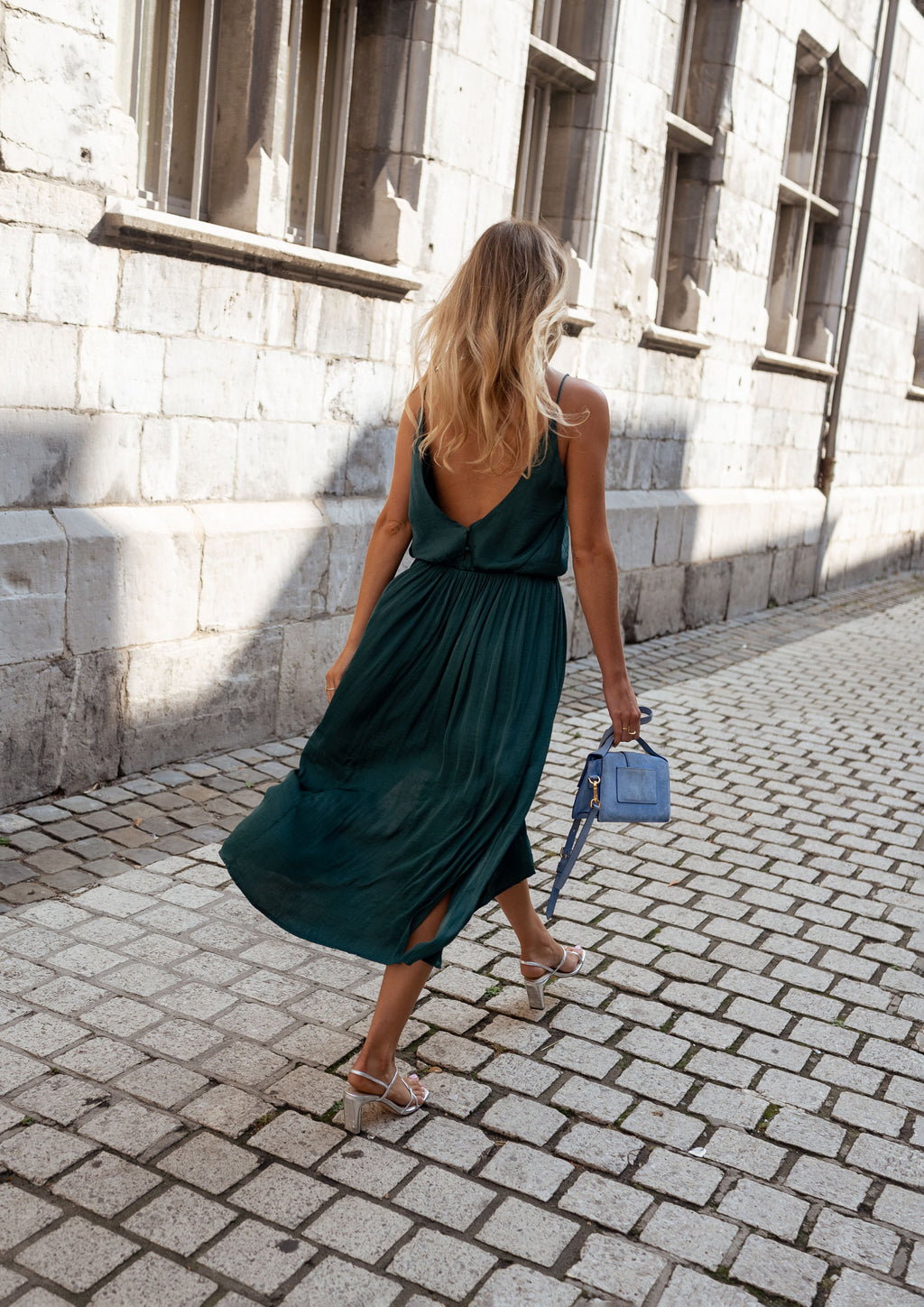 Dalie dress - duck green