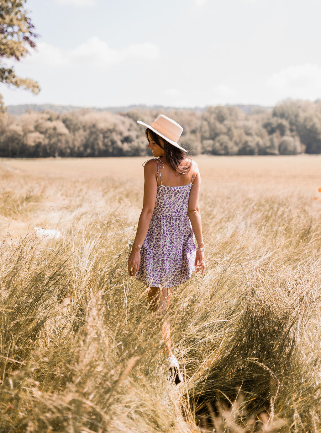 Robe Diana - à fleurs