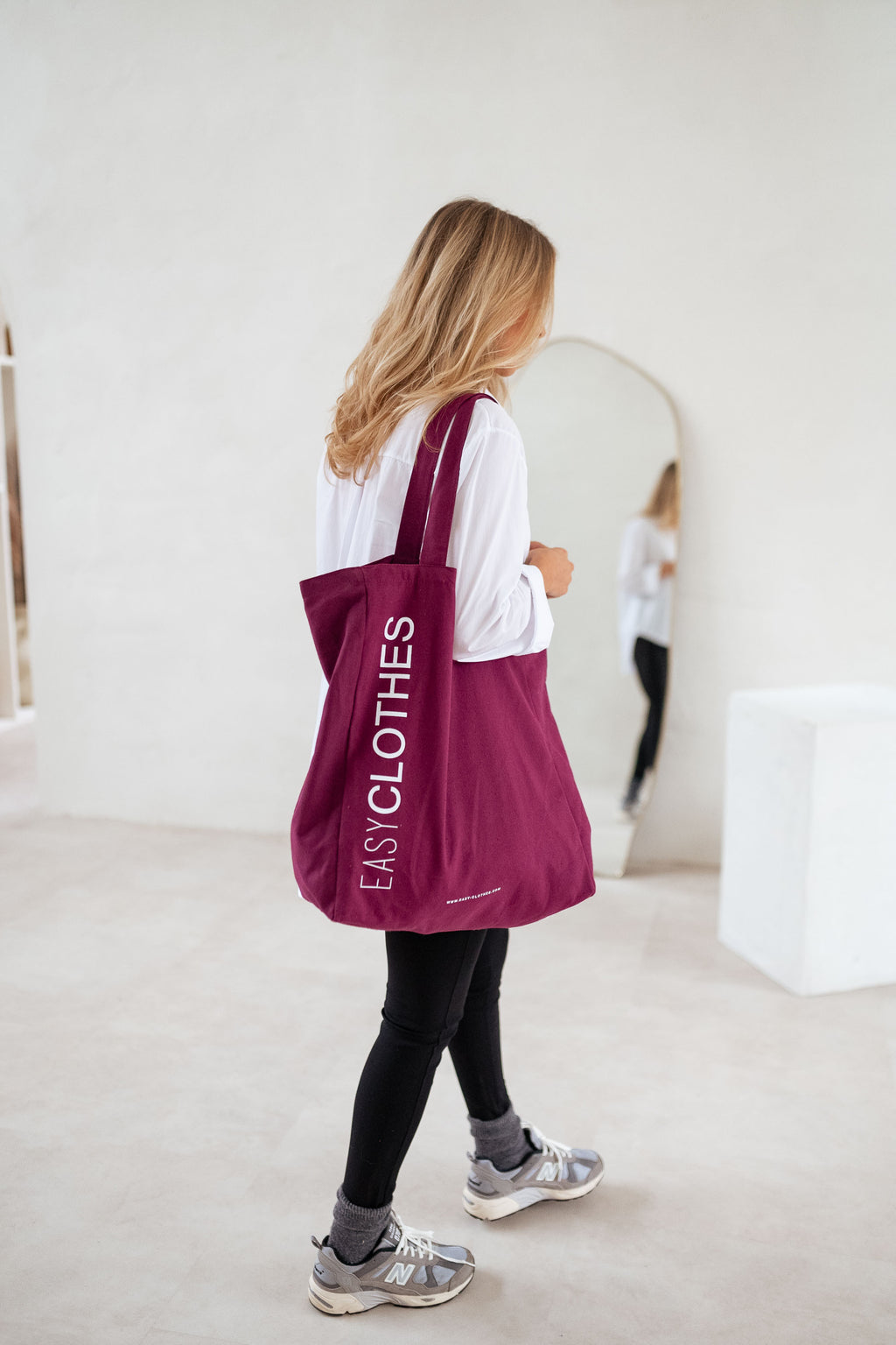 Tote bag EASY CLOTHES - bordeaux