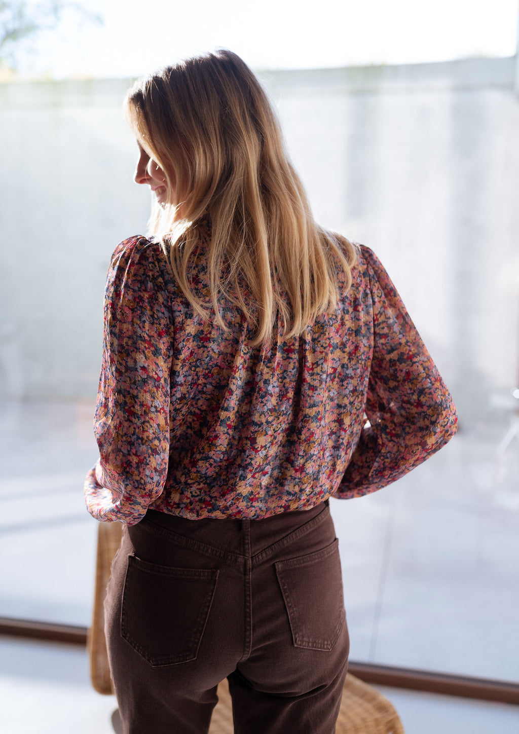 Blouse Eva - patterned