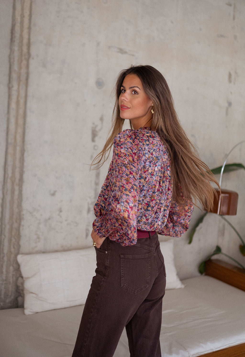 Blouse Eva - patterned