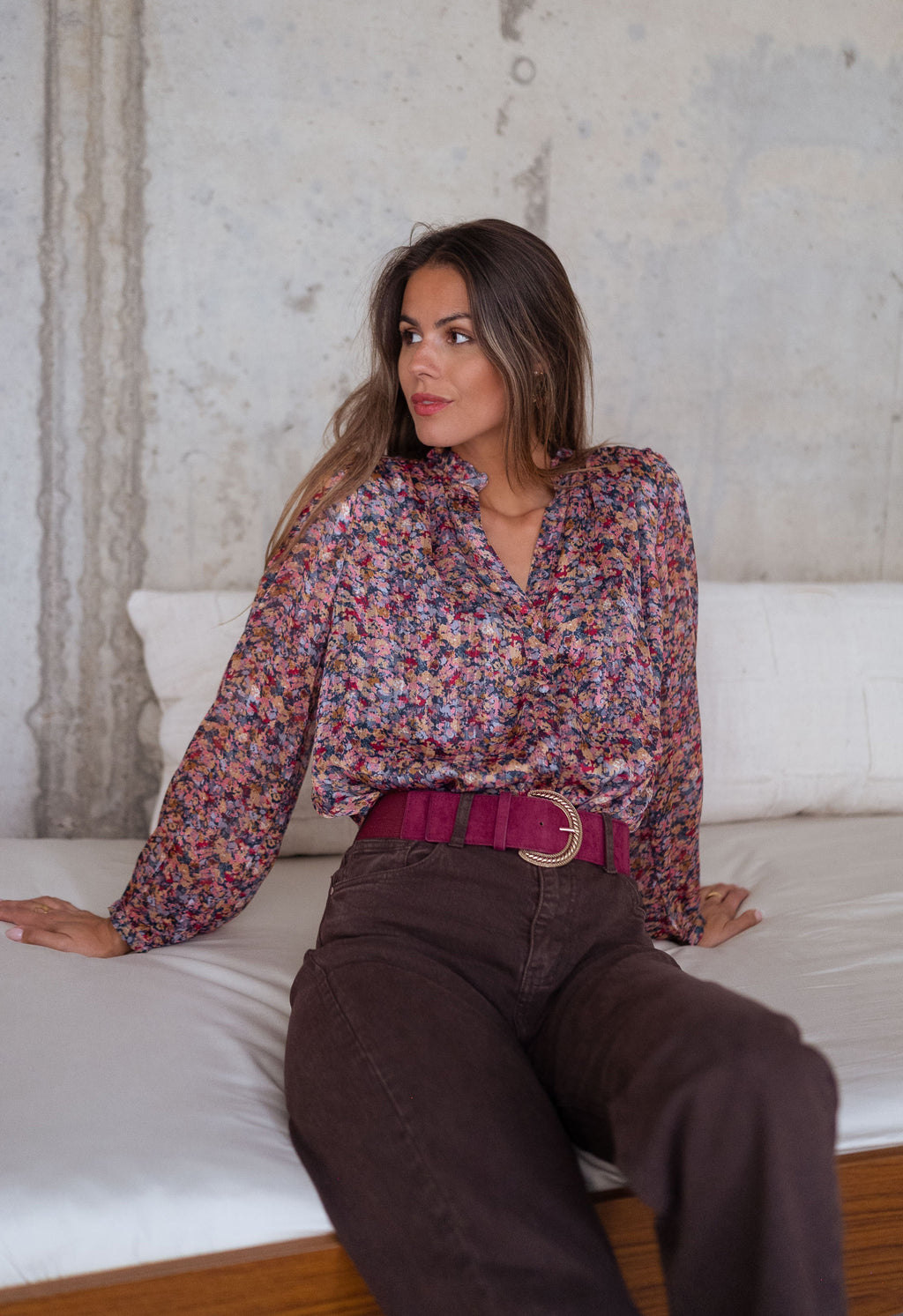 Blouse Eva - patterned