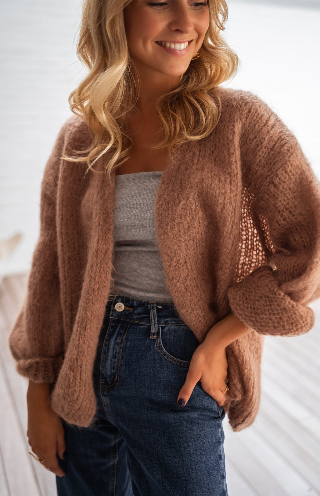 Cardigan Alina - camel