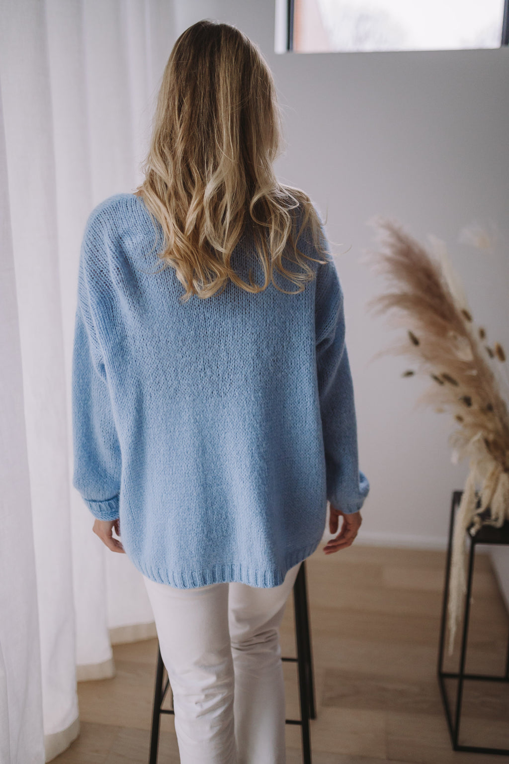 Cardigan Easy Clothes - Sky blue