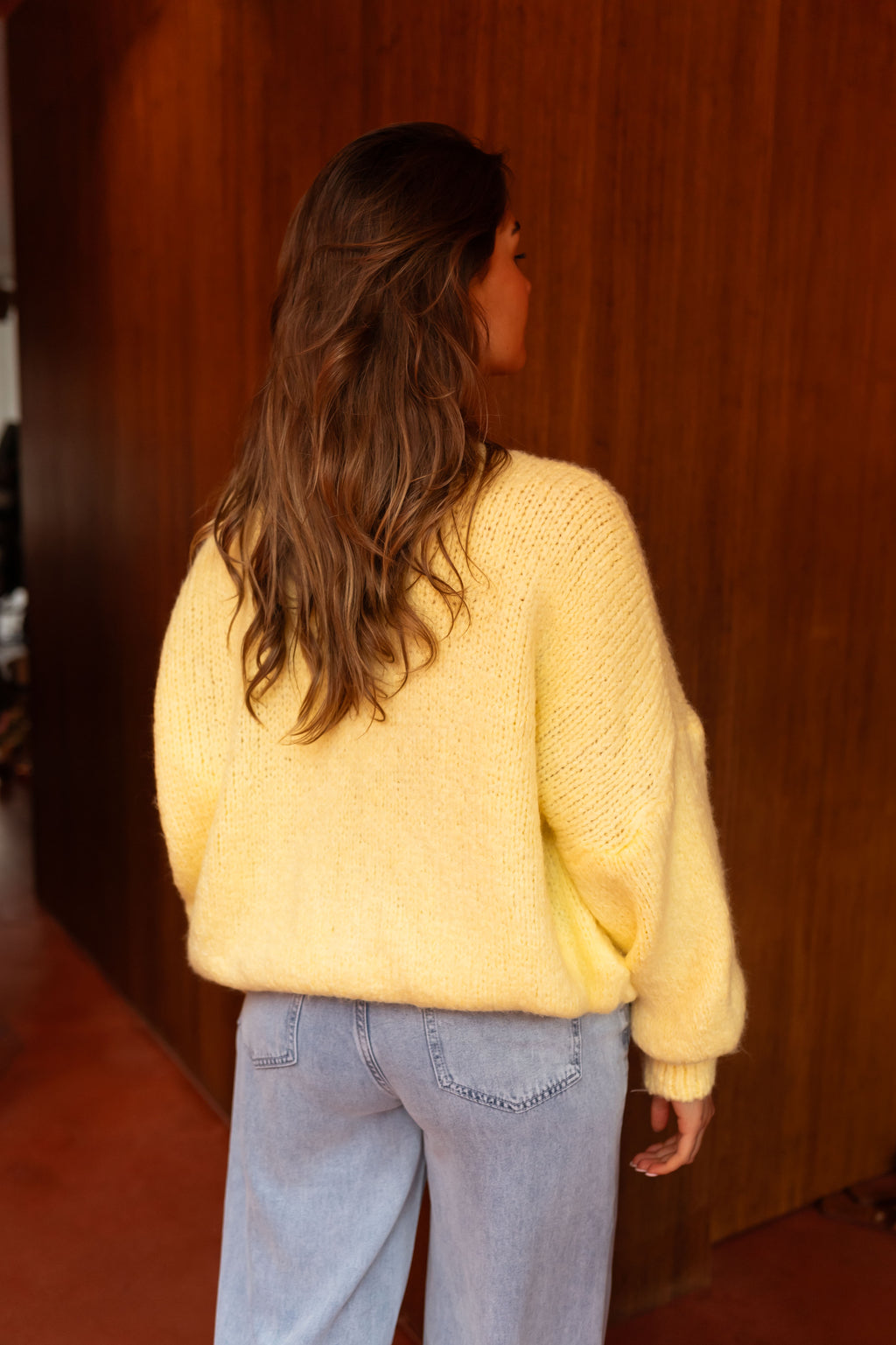 Janou cardigan - yellow