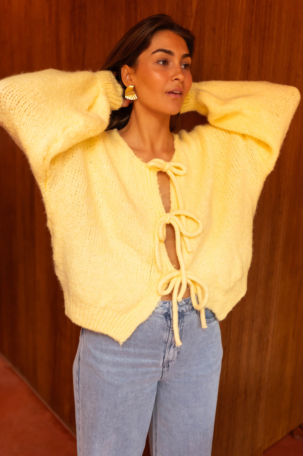 Janou cardigan - yellow