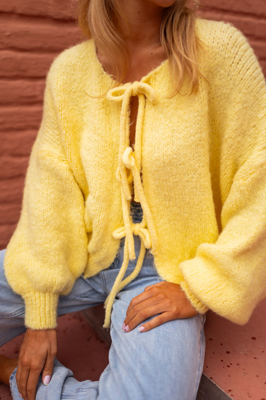 Janou cardigan - yellow