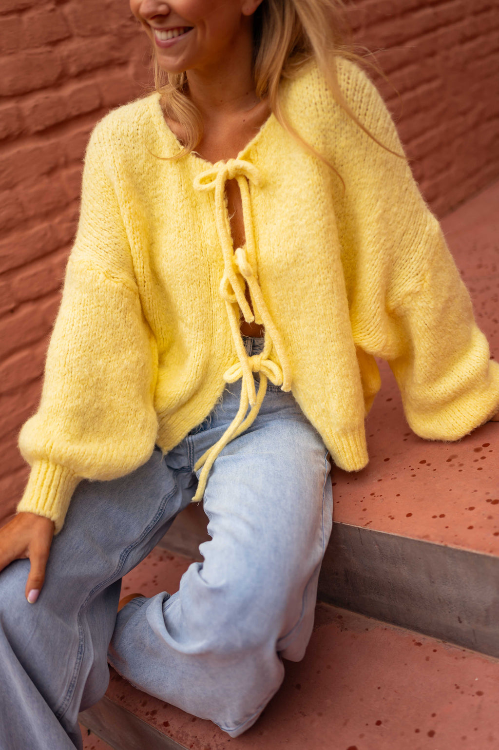 Janou cardigan - yellow