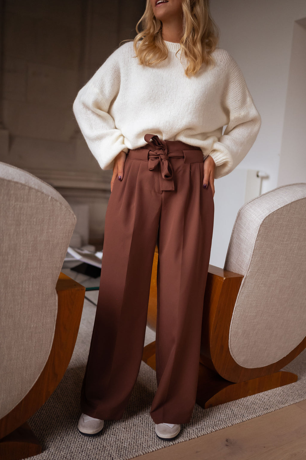 Pantalon Kalie - chocolat