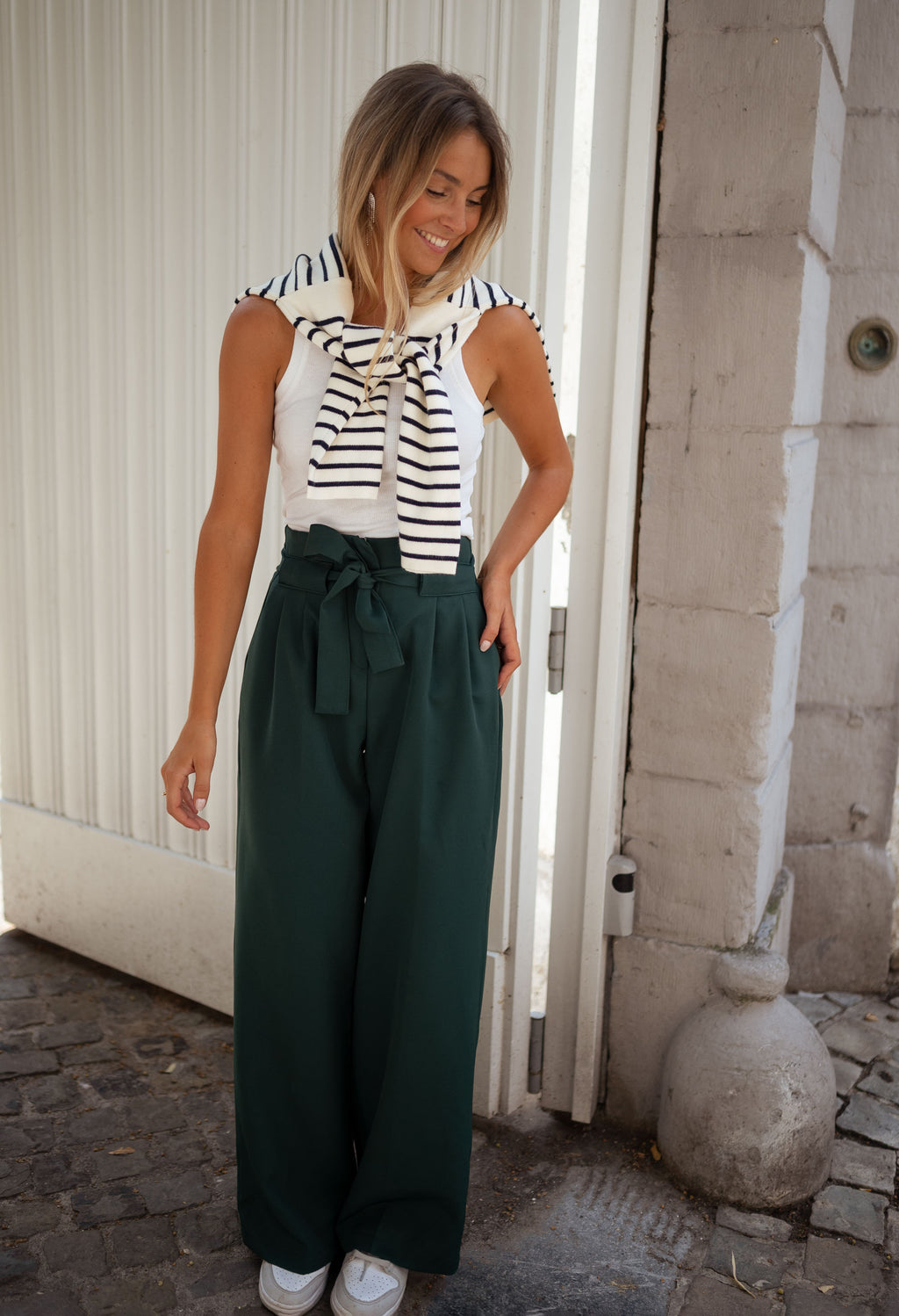 Pants Kalie - Dark green