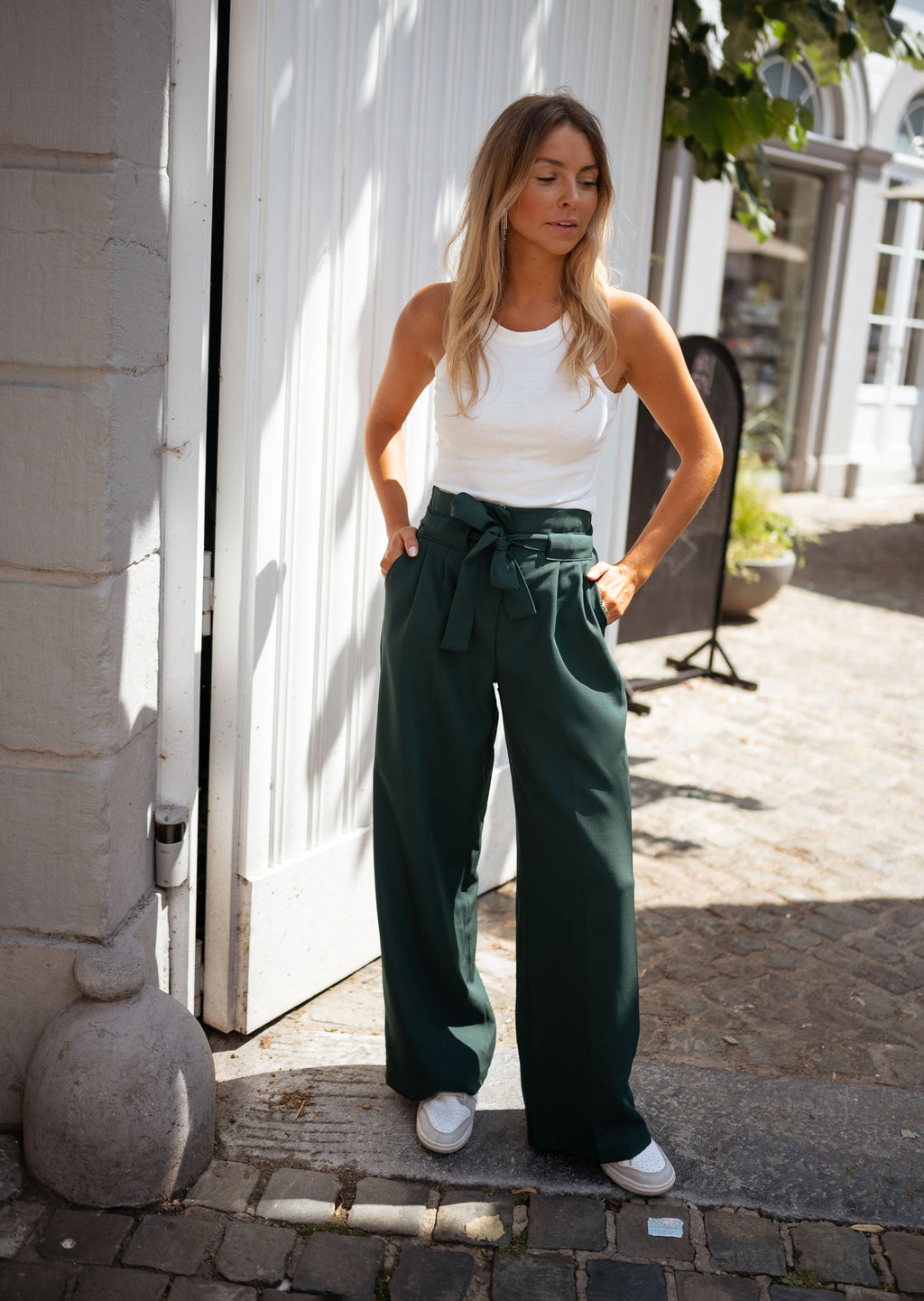 Pantalon Kalie - vert foncé