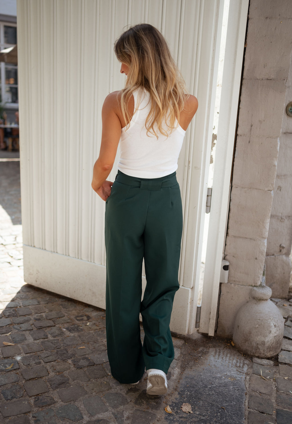 Pants Kalie - Dark green