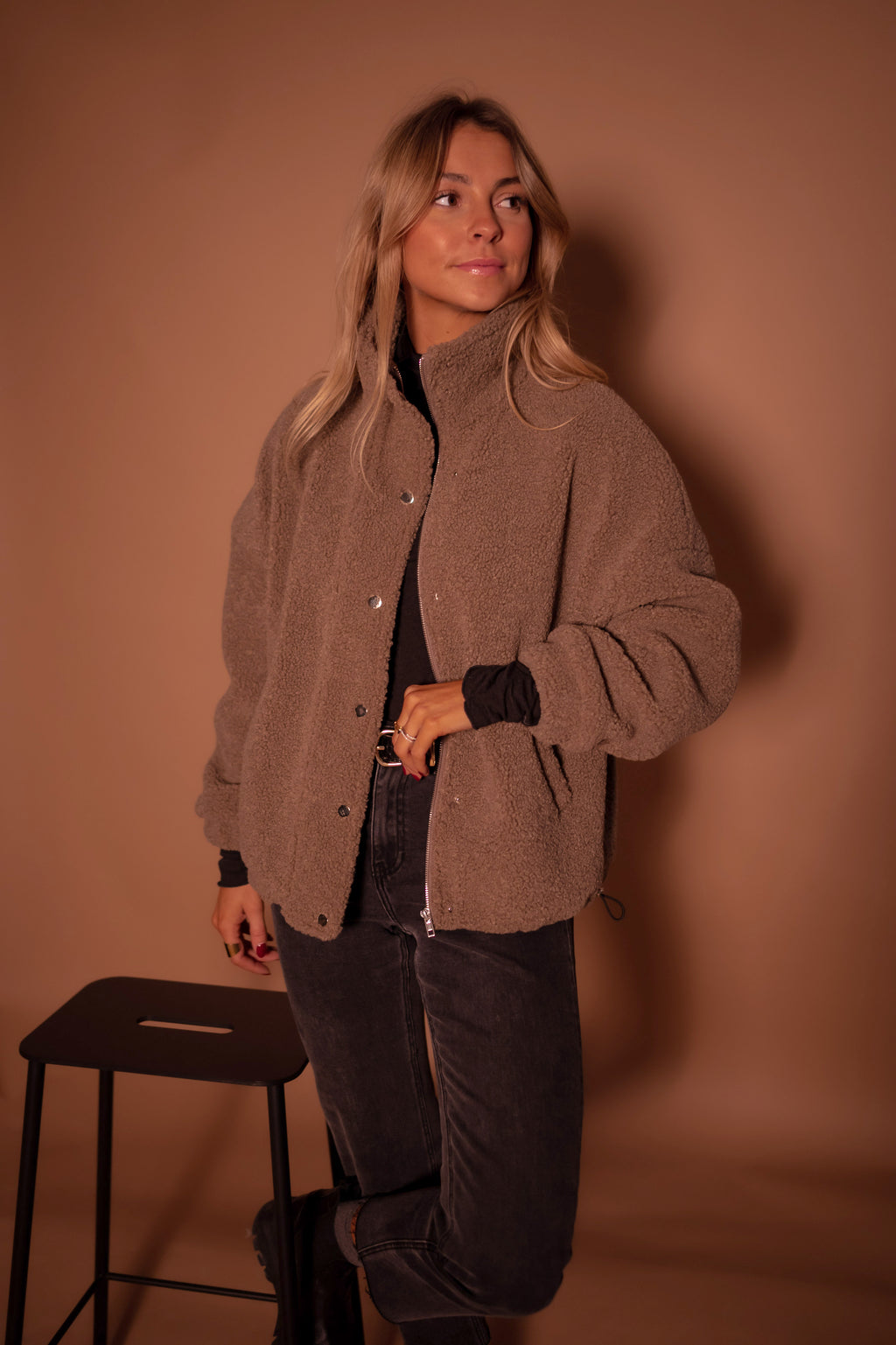 Manteau Nehuda - taupe