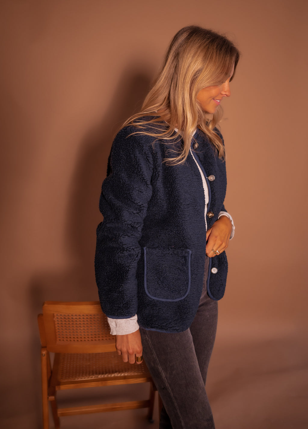 Simeo coat - Blue marine